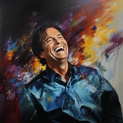 Engelbert Humperdinck at 55, 1991 painting